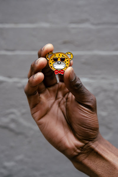 Limited Edition Cheetah Bear  Pin