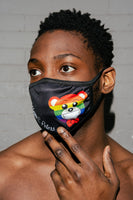 Rainbow Bear Face Mask