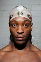 Tan Military Bear Silky Durag