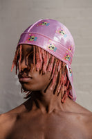 Pink Circus Bear Silky Durag