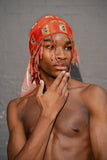 Orange Cheetah Bear Silky Durag