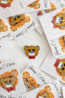 Limited Edition Cheetah Bear  Pin