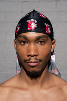 Black Smokey The  Bear Silky Durag