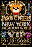 JASON C PETERS EXCLUSIVE NYFW VIP TICKET