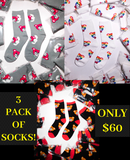 3 Pack Collectors Edition Bear Socks