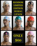 3 Pack Of Random Bear Durags