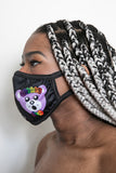 Purple Princess Bear Face Mask